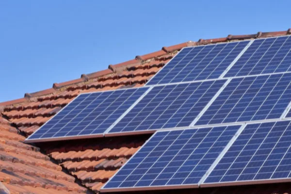 Claddagh electrics solar panels on roof